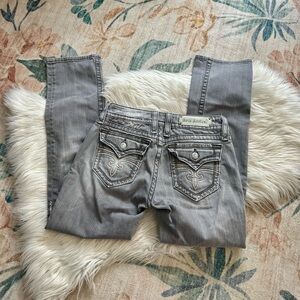 ROCK REVIVAL Celine Straight Leg Jean In Gray